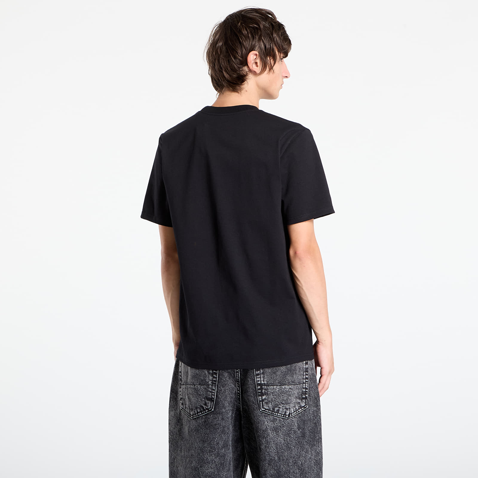 Moške majice  Carhartt WIP S/S University Script T-Shirt UNISEX Black/ White