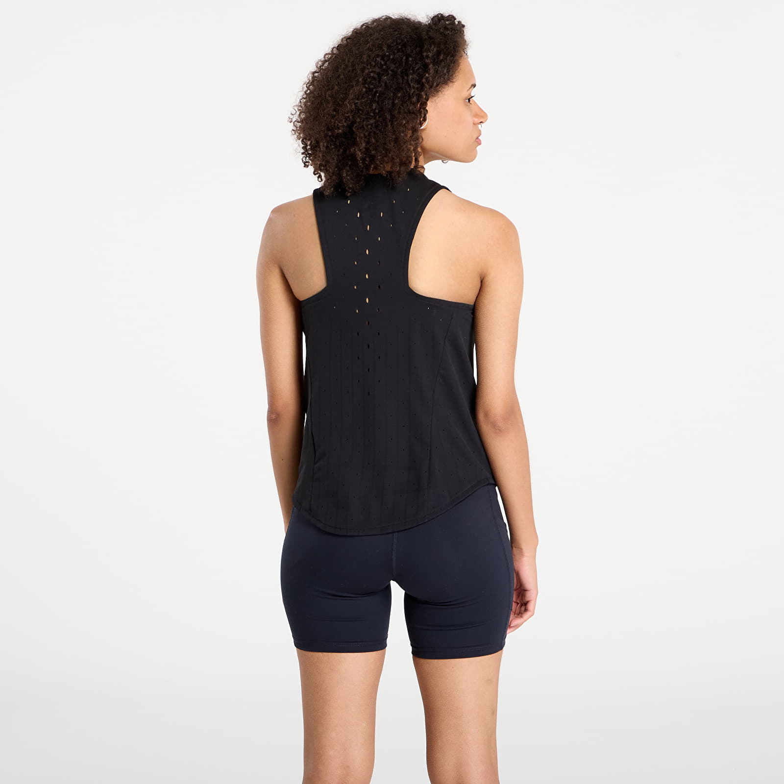 Camisetas de tirantes para mujer Nike AeroSwift Women's Dri-FIT ADV Running Singlet Black/ White/ White