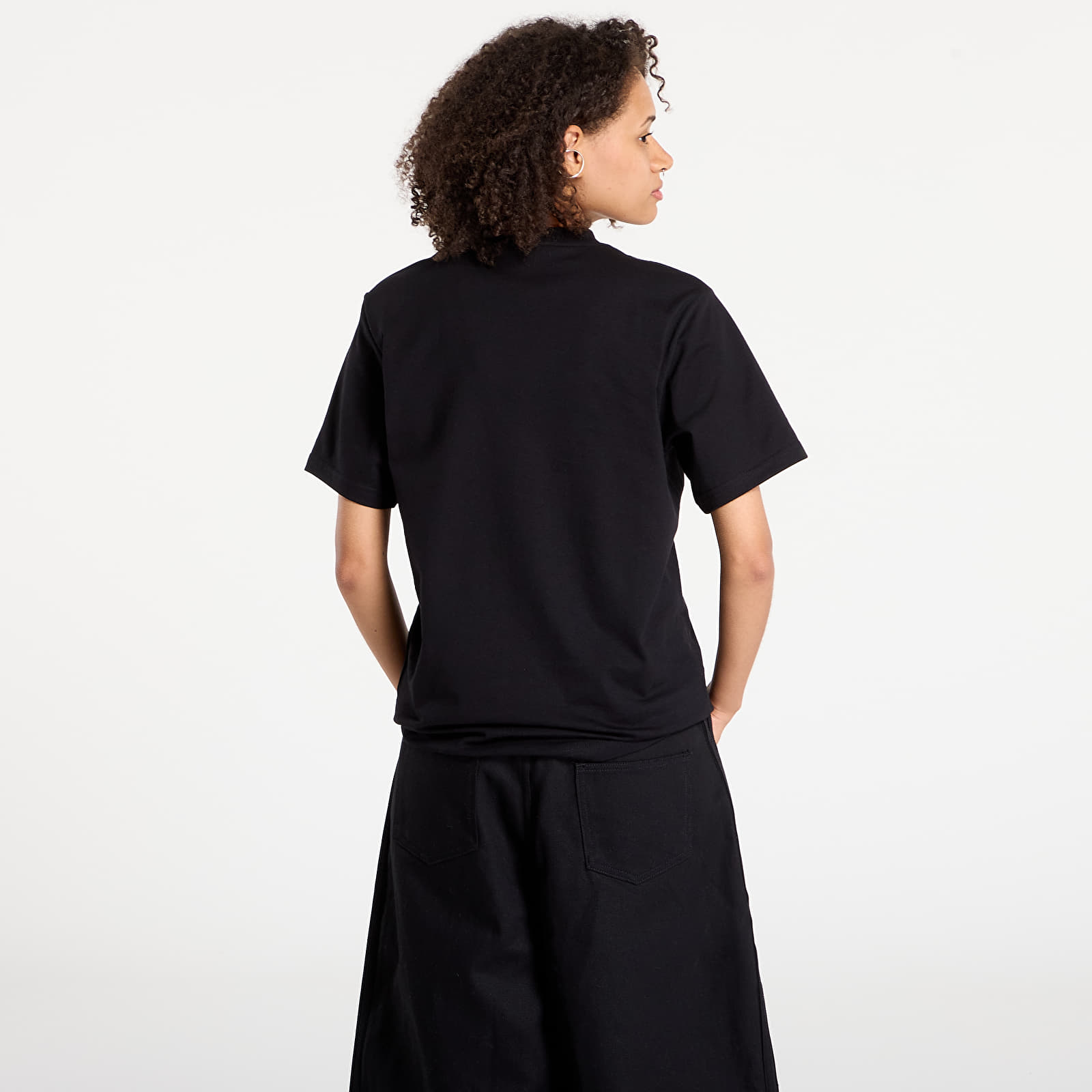 Moške majice  Carhartt WIP S/S University Script T-Shirt UNISEX Black/ White