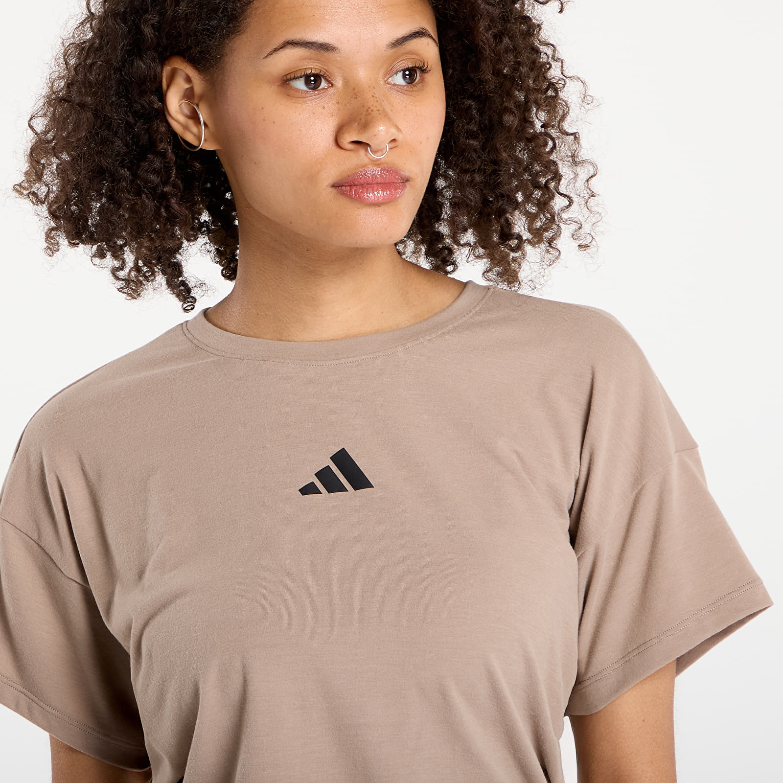 T-Shirts Frau adidas Power T-Shirt Chalky Brown