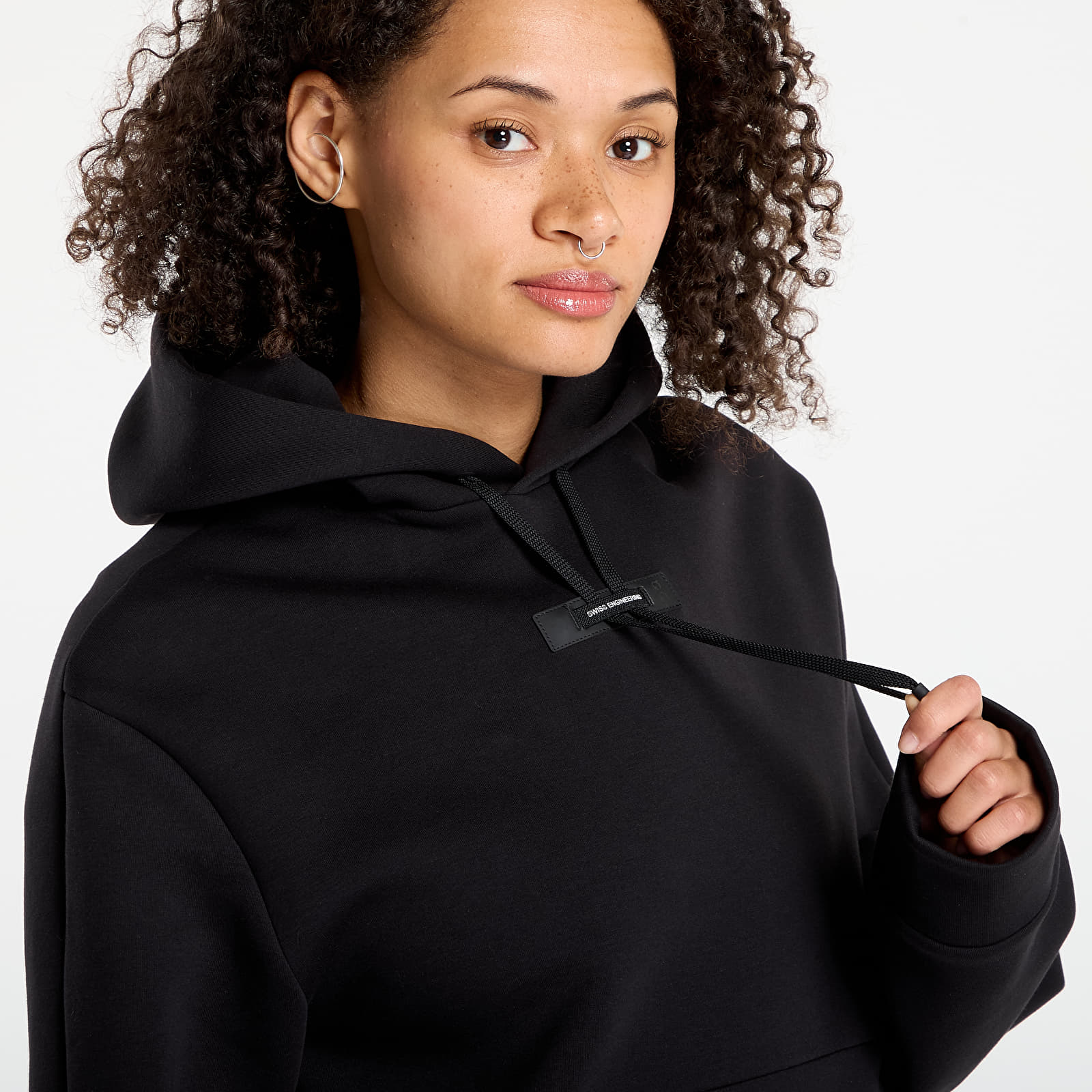 Hanorace pentru femei On Focus Tech Hoodie Black