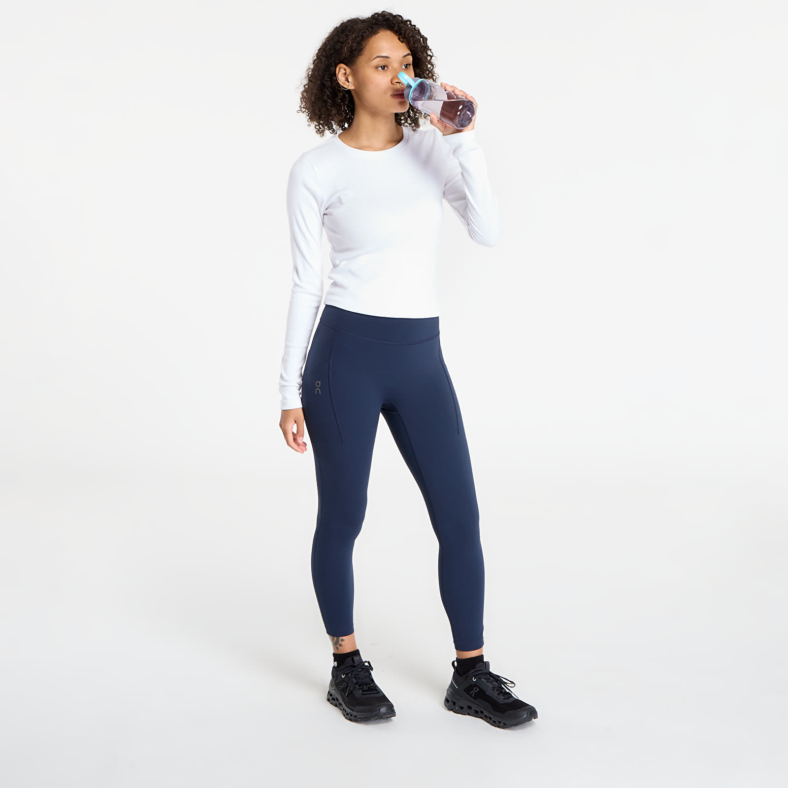 Women's Leggings On Performance Tights 7/8 Navy