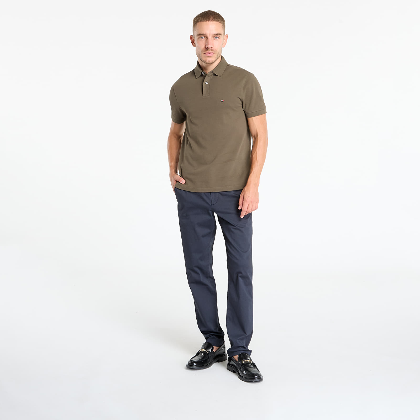 T-shirts Tommy Hilfiger 1985 Regular Polo Army Green