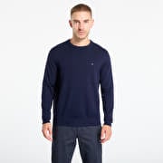 Tommy Hilfiger Pima Org Cotton Cashmere Crew Neck Navy
