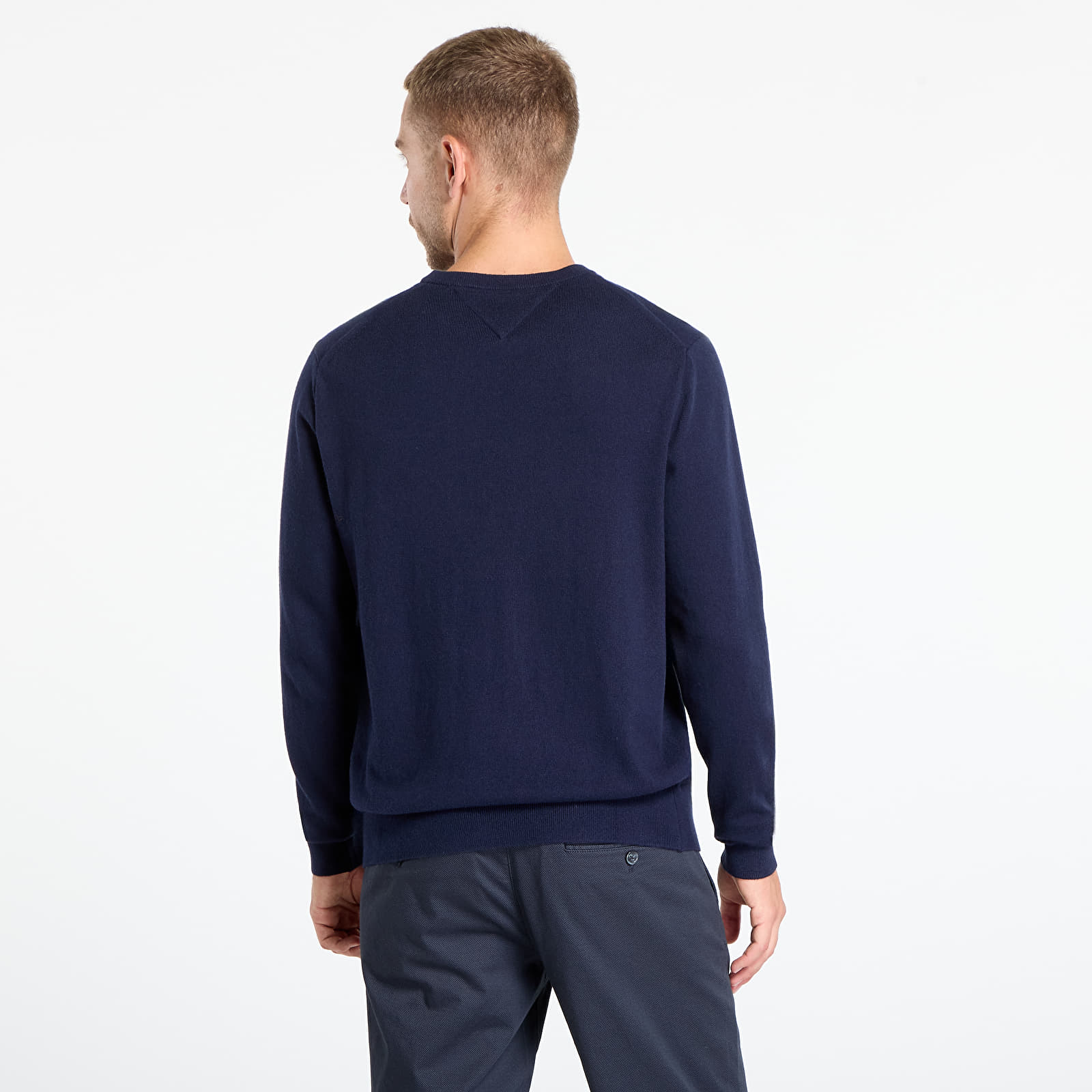 Sweaters Tommy Hilfiger Pima Org Cotton Cashmere Crew Neck Navy