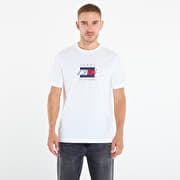 Tommy Hilfiger Linear Flag Graphic Tee White