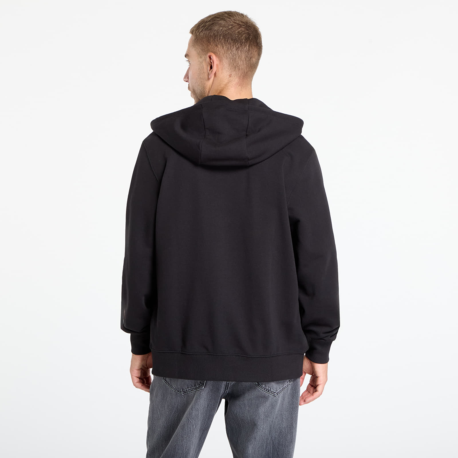 Moletons e blusas de moletom Tommy Hilfiger Essential Terry Zip Through Black