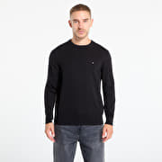 Tommy Hilfiger Pima Org Cotton Cashmere Crew Neck Black