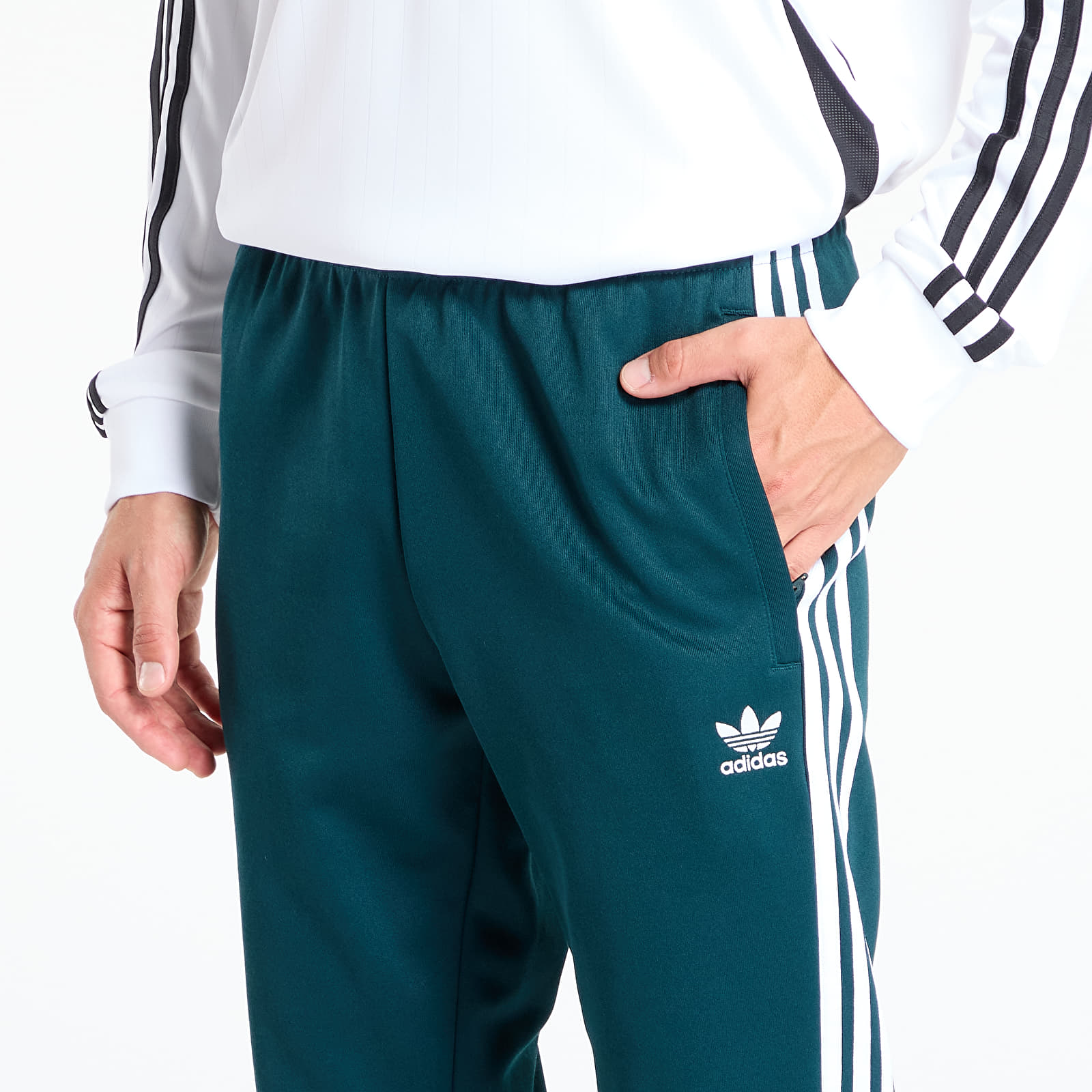 Sweatpants adidas Adicolor Classics SST Track Pants Aurora Ivy/ Black