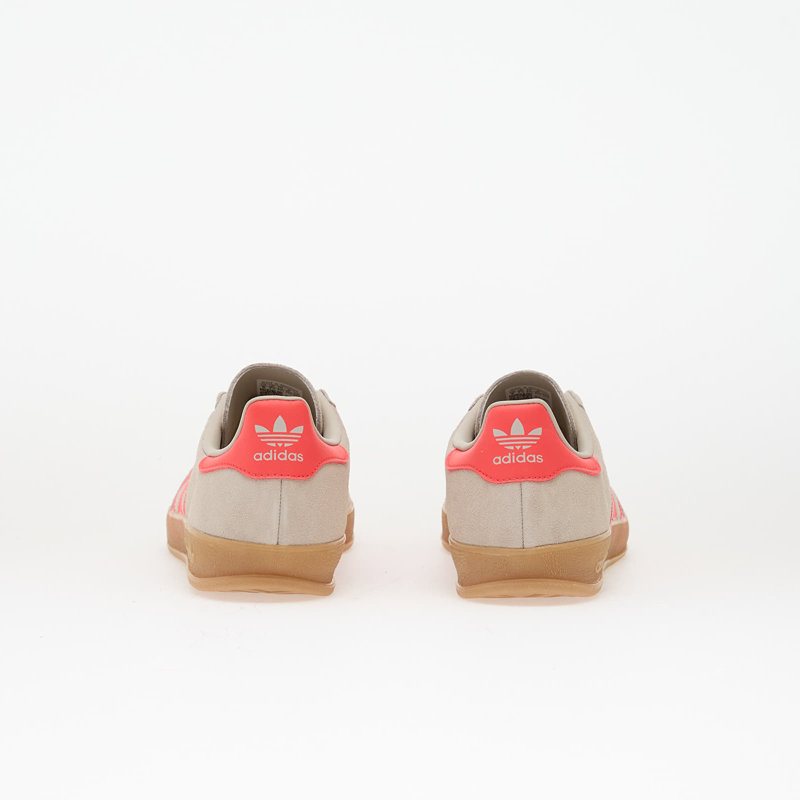 Men's sneakers and shoes adidas Gazelle Indoor Wonder Aluminium/ Lucid Red/ Ftw White