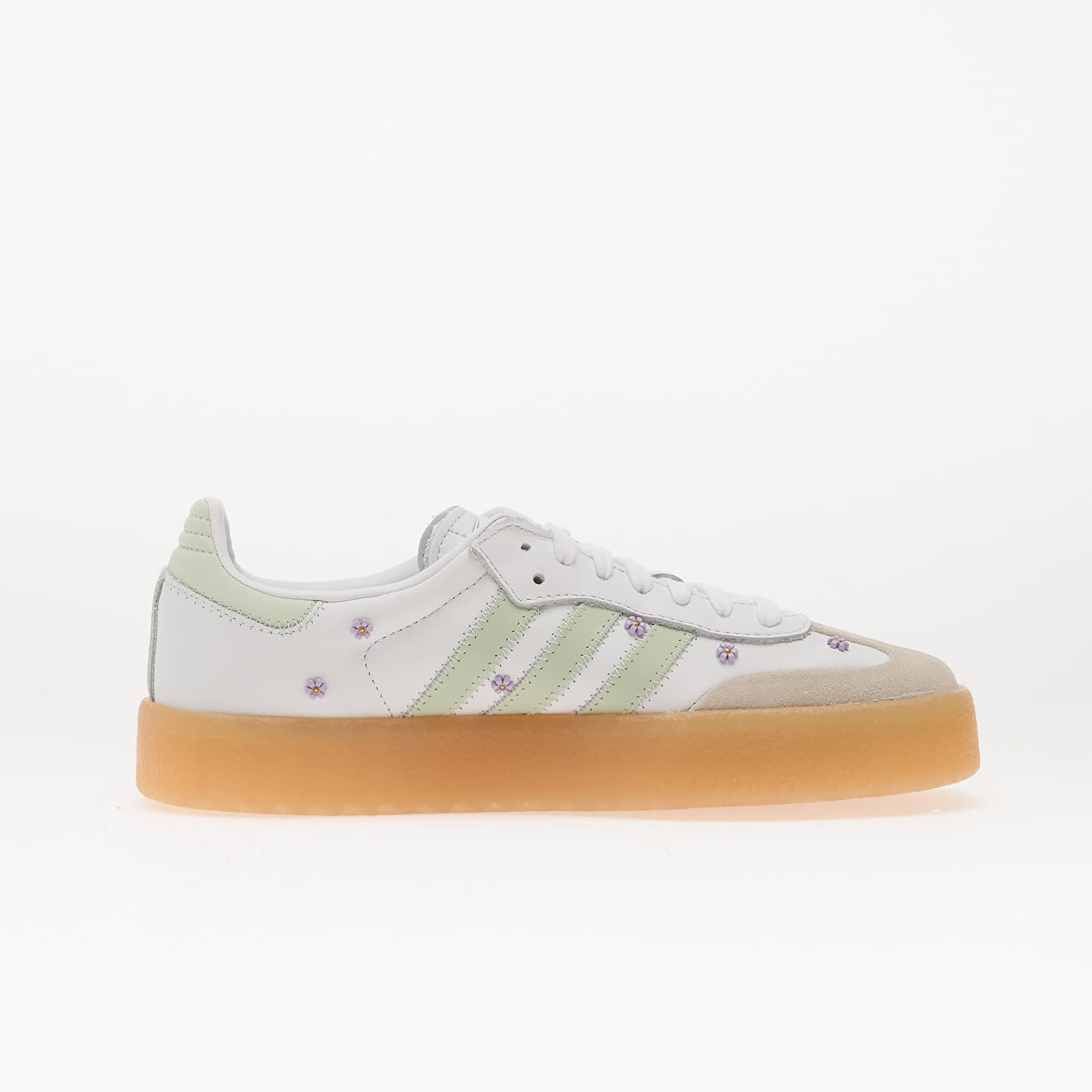 Women's sneakers and shoes adidas Sambae W Ftw White/ Linen Green/ Gum