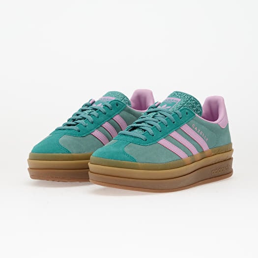 adidas gazelle silver green womens adidas Gazelle Bold - Dames