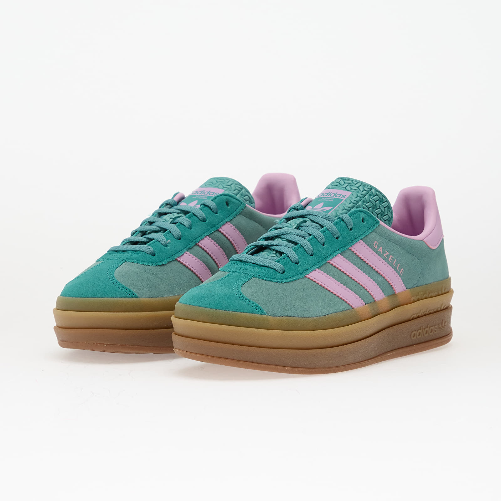 Sneakers og sko til kvinder adidas Gazelle Bold W Power Teal/ Bliss Lilac/ Pure Teal