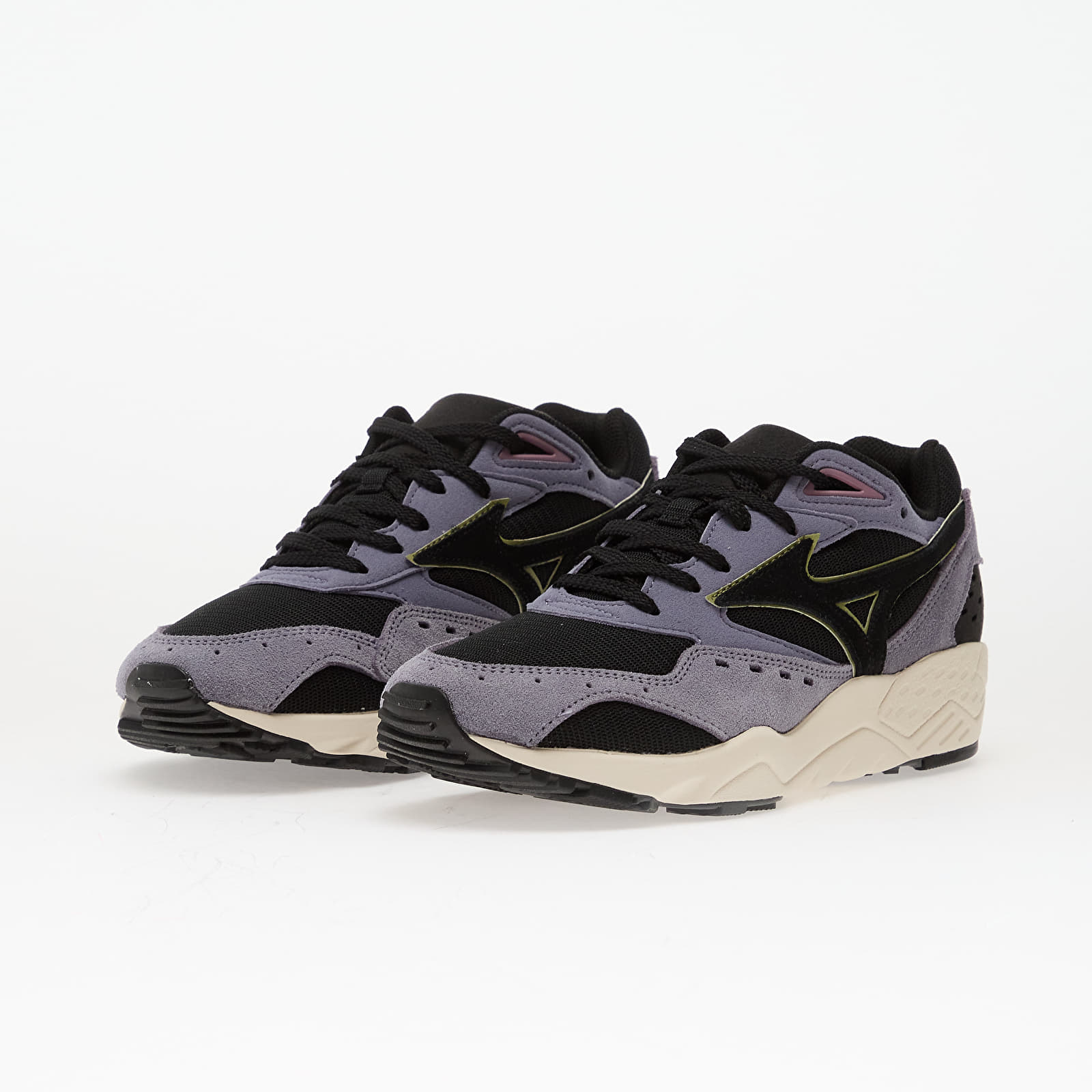 Sneakers og sko til mænd Mizuno Contender Black Sand/ Black/ Blue Granite