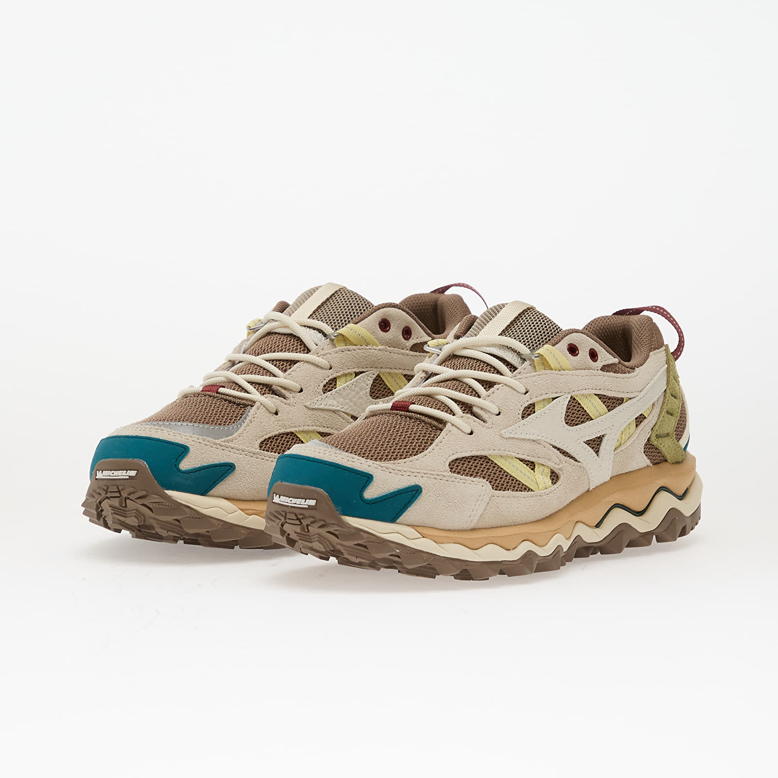 Sneakers og sko til mænd Mizuno Wave Mujin Tl Fossil/ Snow White/ Summer Sand