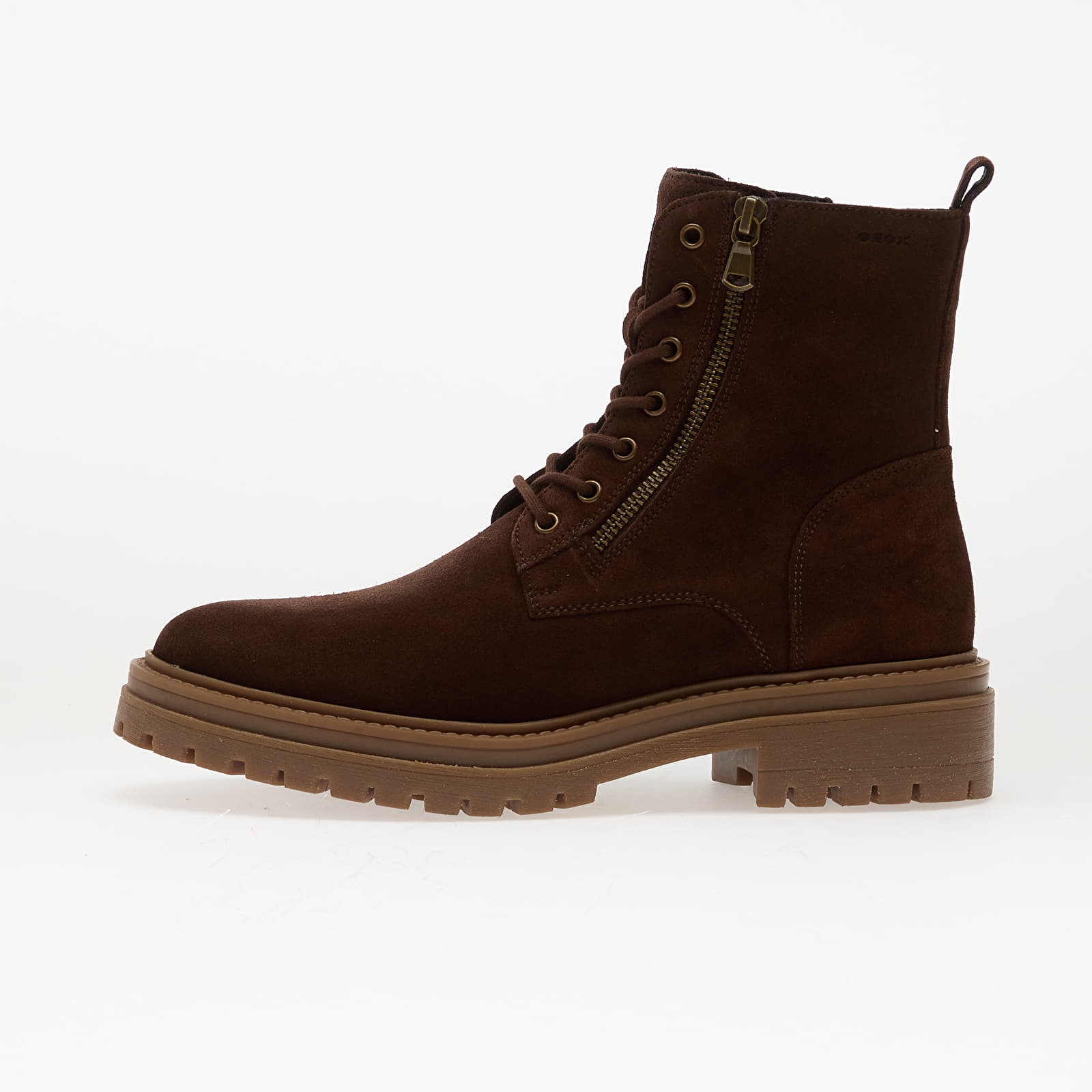 Women's sneakers and shoes Geox D Iridea Dark Brown
