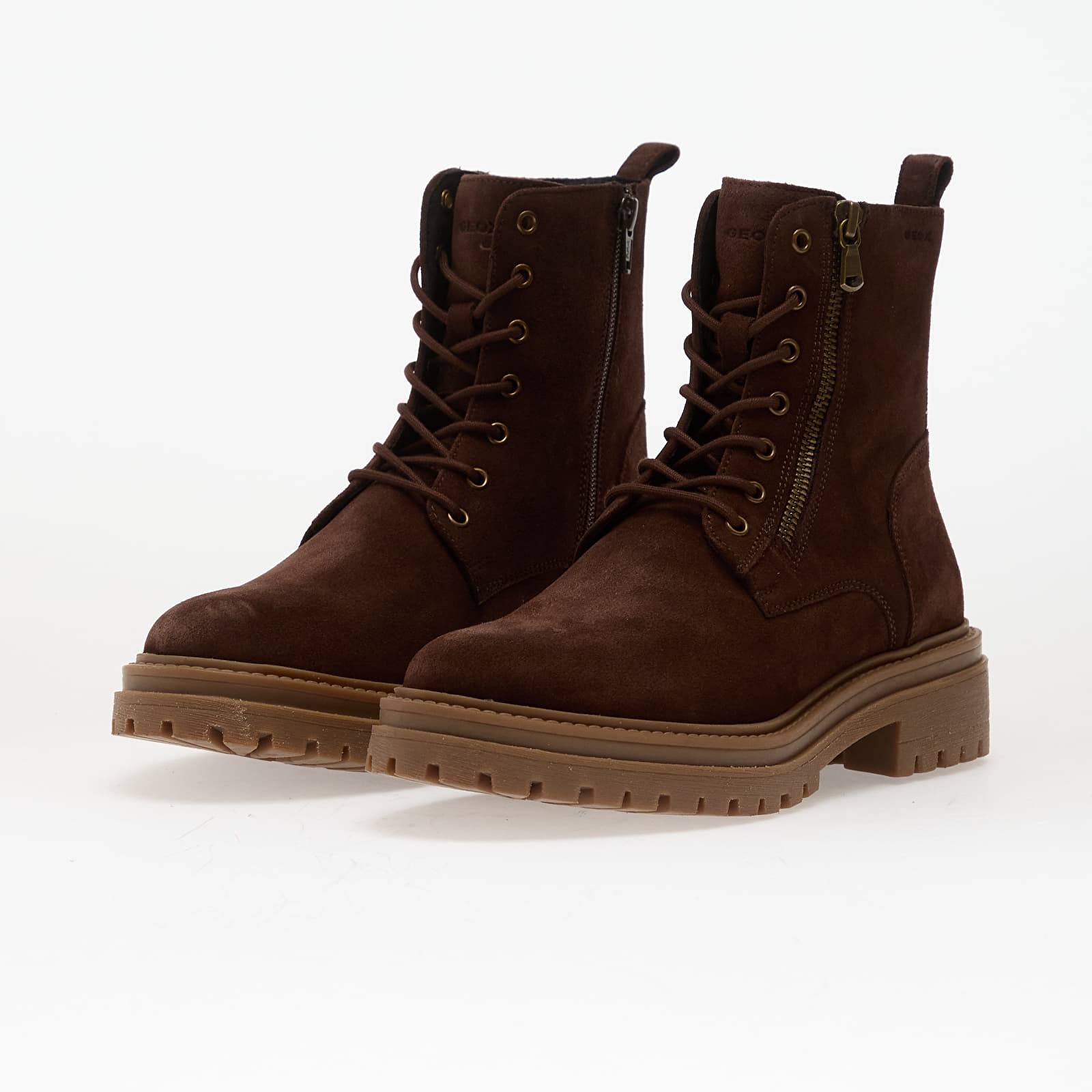 Women's sneakers and shoes Geox D Iridea Dark Brown