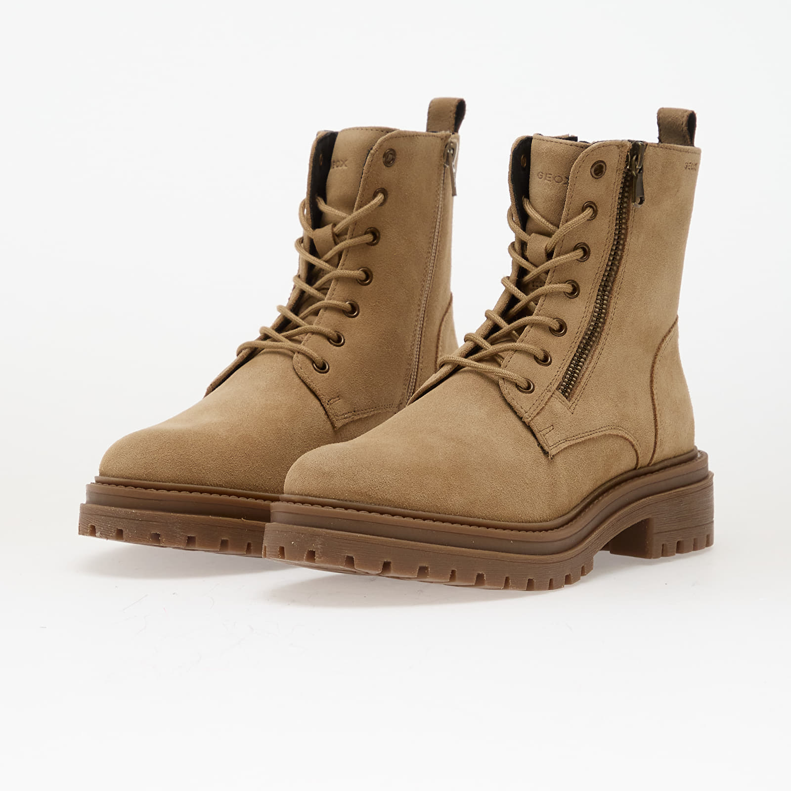 Women's sneakers and shoes Geox D Iridea Dark Sand