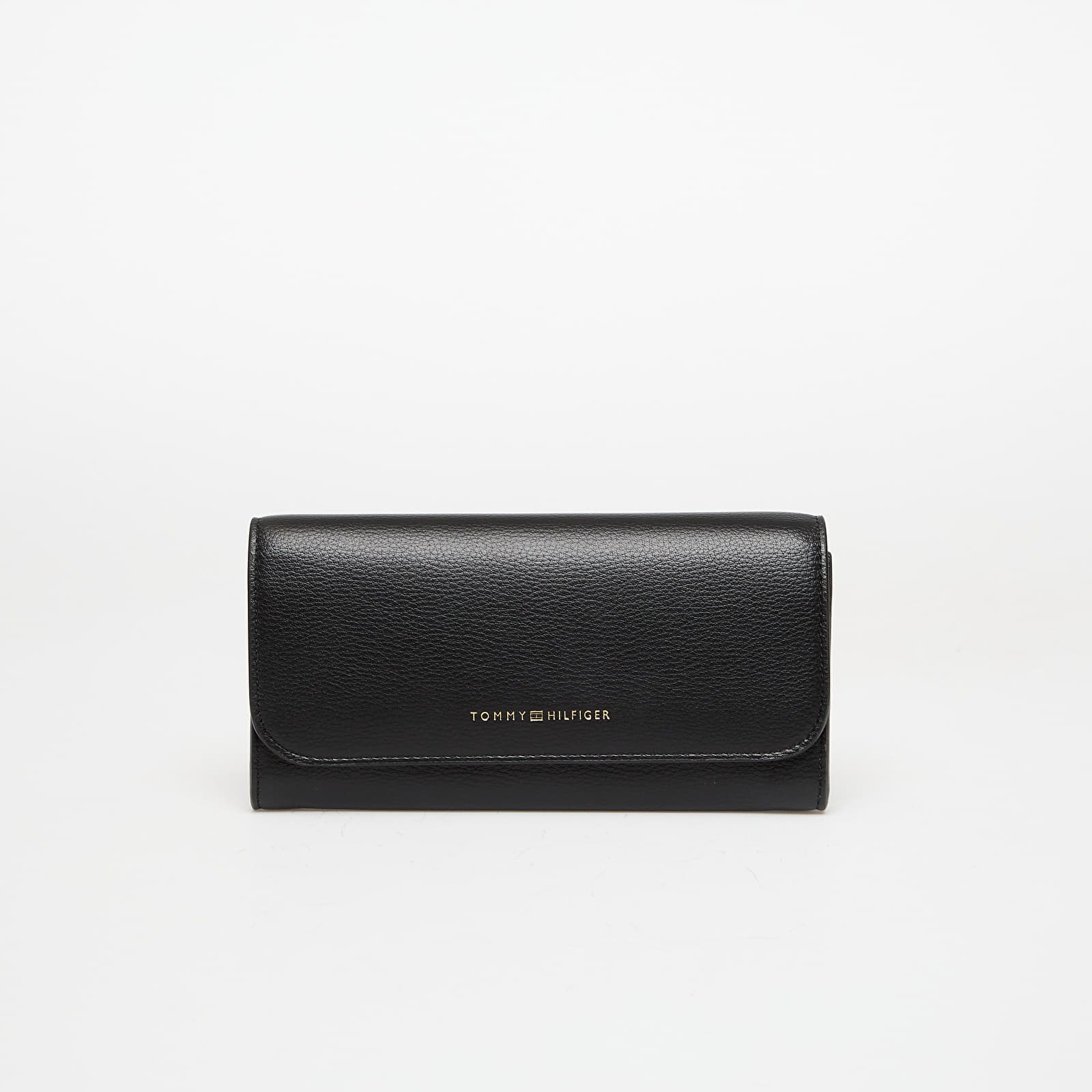 Carteiras Tommy Hilfiger Flag Large Flap Wallet Black