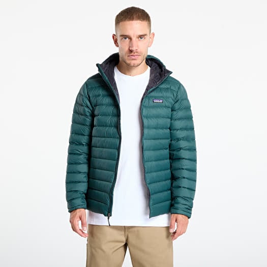 Pataognia M's Down Sweater Hoody Cascade Green