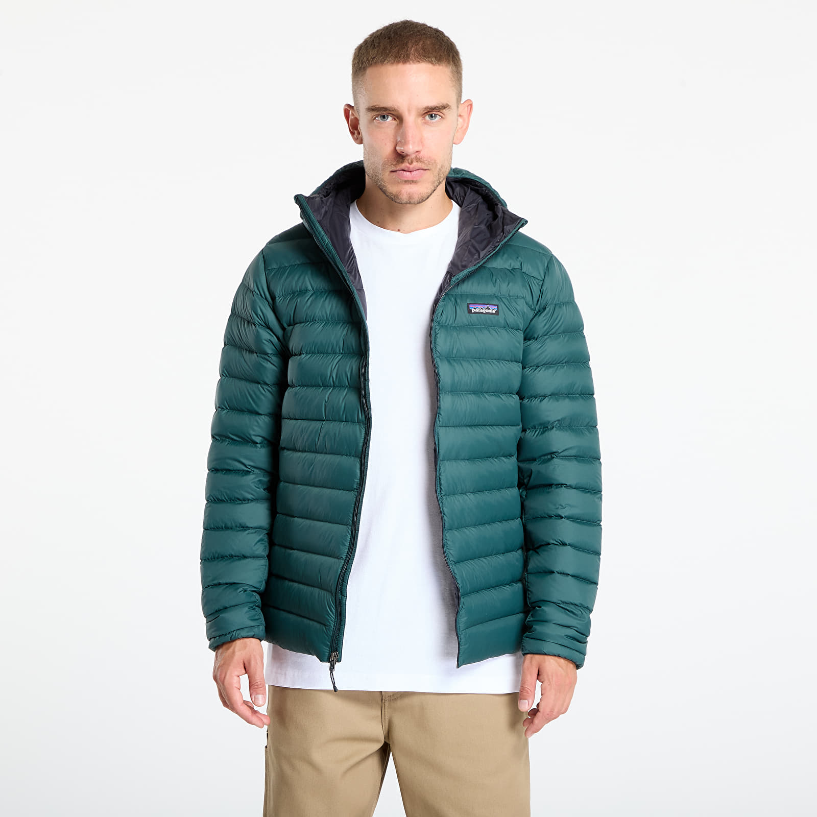 Chaquetas Pataognia M's Down Sweater Hoody Cascade Green