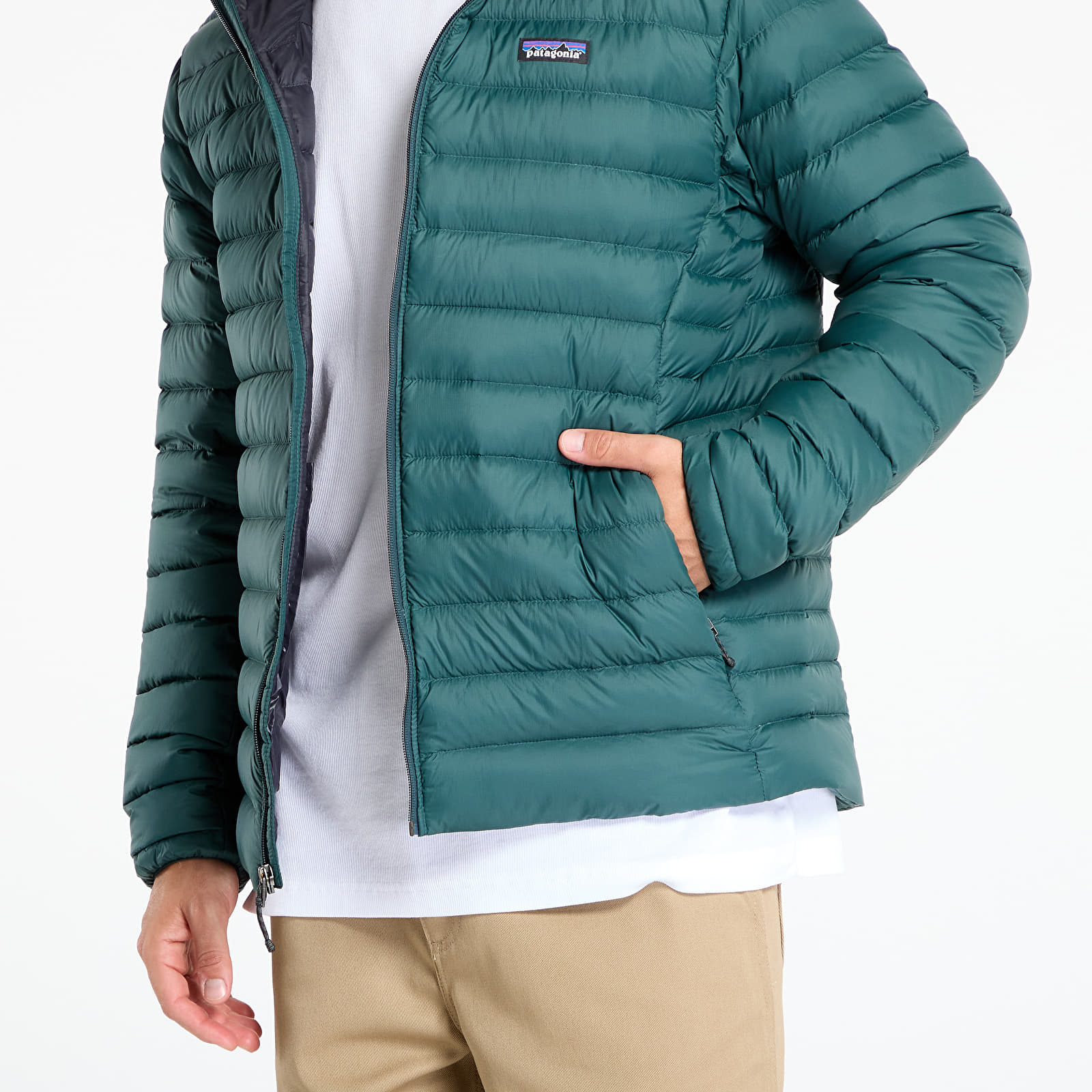 Chaquetas Pataognia M's Down Sweater Hoody Cascade Green
