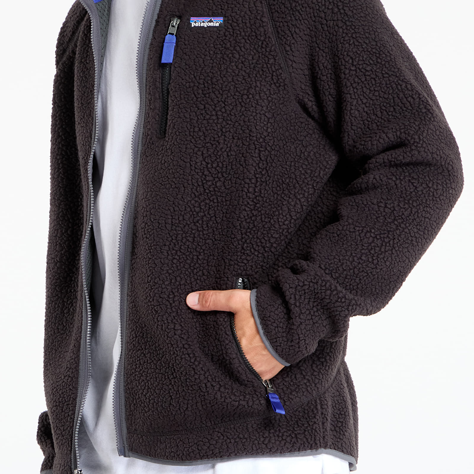 Jackets Pataognia M's Retro Pile Jacket Black/ Forge Grey