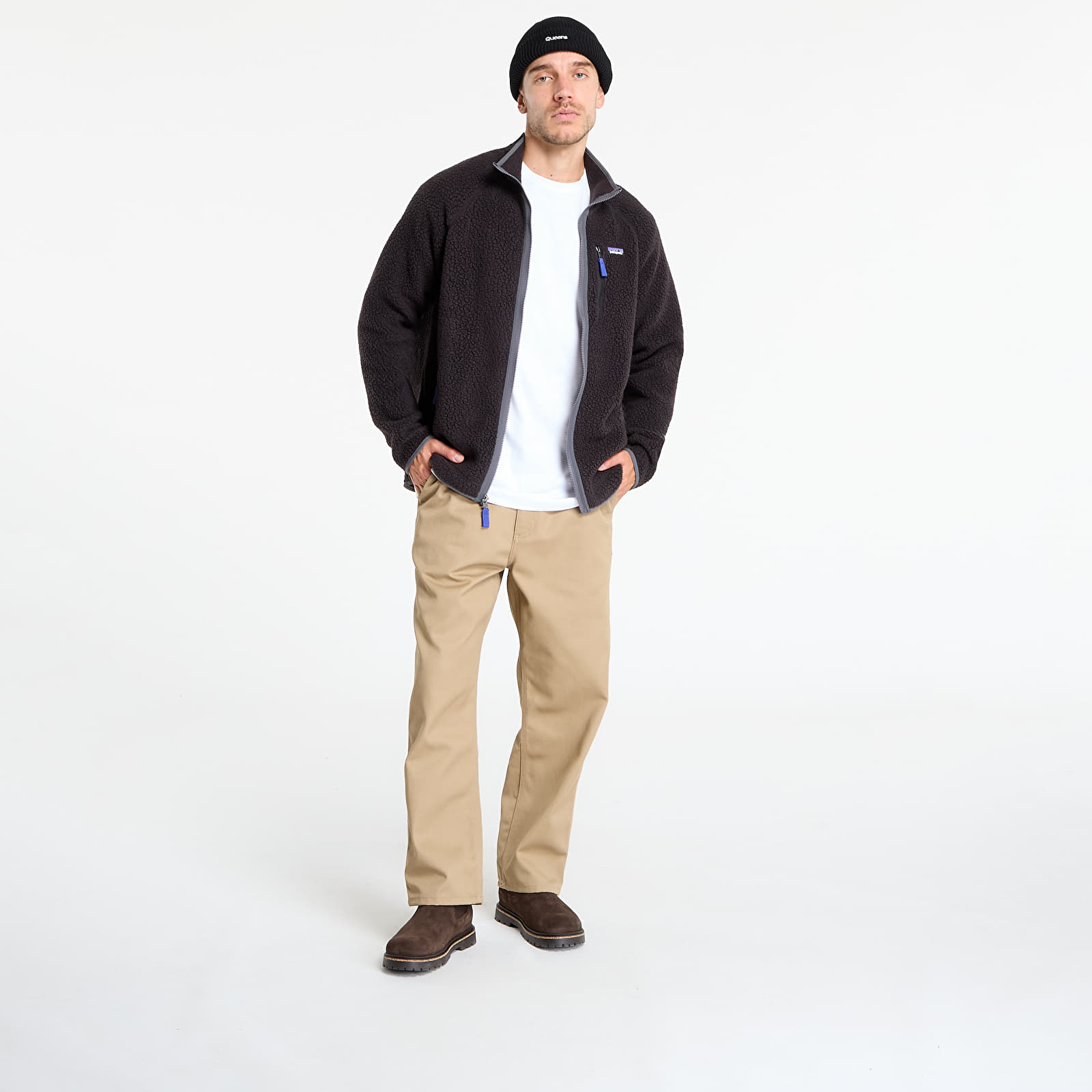 Jackets Pataognia M's Retro Pile Jacket Black/ Forge Grey