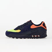 Nike Air Max 90 Lemon Venom/ Blackened Blue-Hyper Crimson-Laser Orange