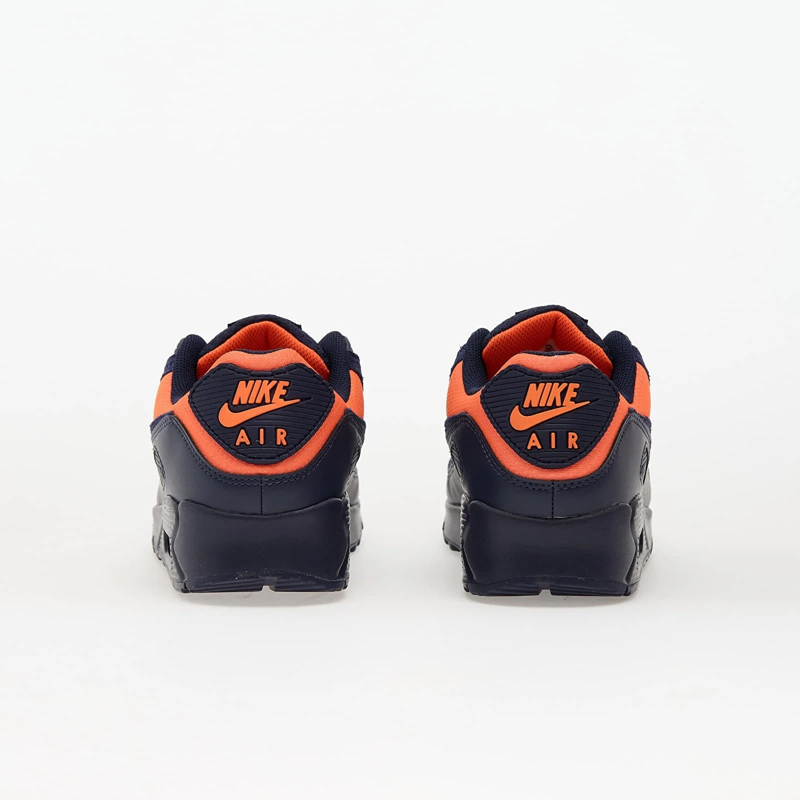Men's sneakers and shoes Nike Air Max 90 Lemon Venom/ Blackened Blue-Hyper Crimson-Laser Orange