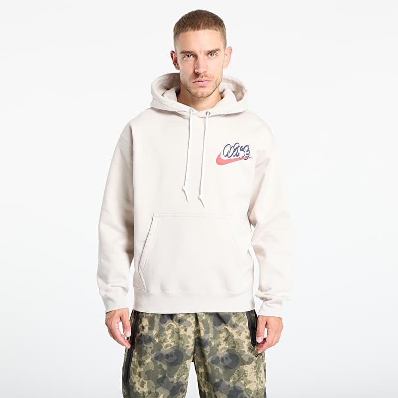 Mikina Nike Solo Swoosh Men's Fleece Hoodie Lt Orewood Brn