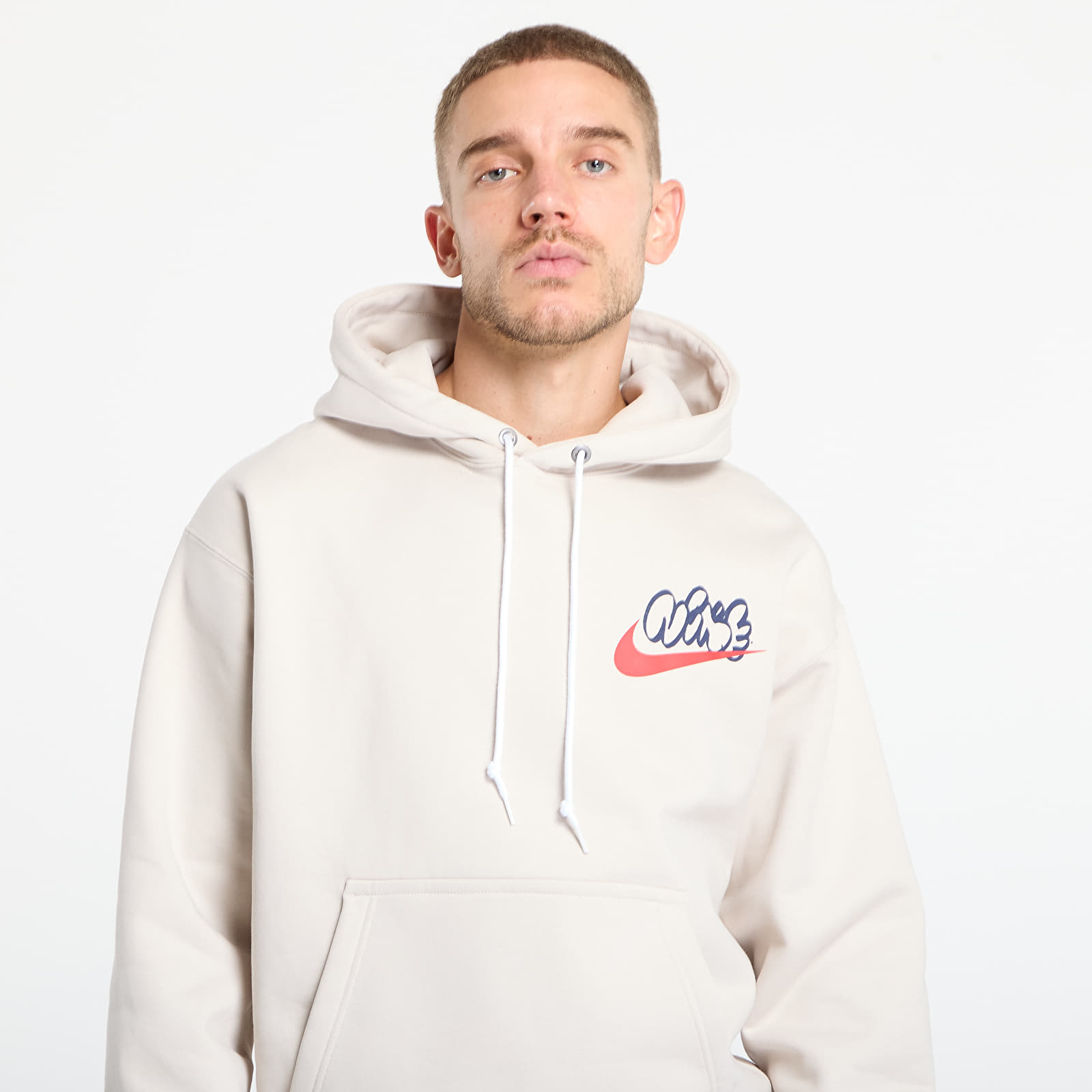 Vīriešu džemperi Nike Solo Swoosh Men's Fleece Hoodie Lt Orewood Brn