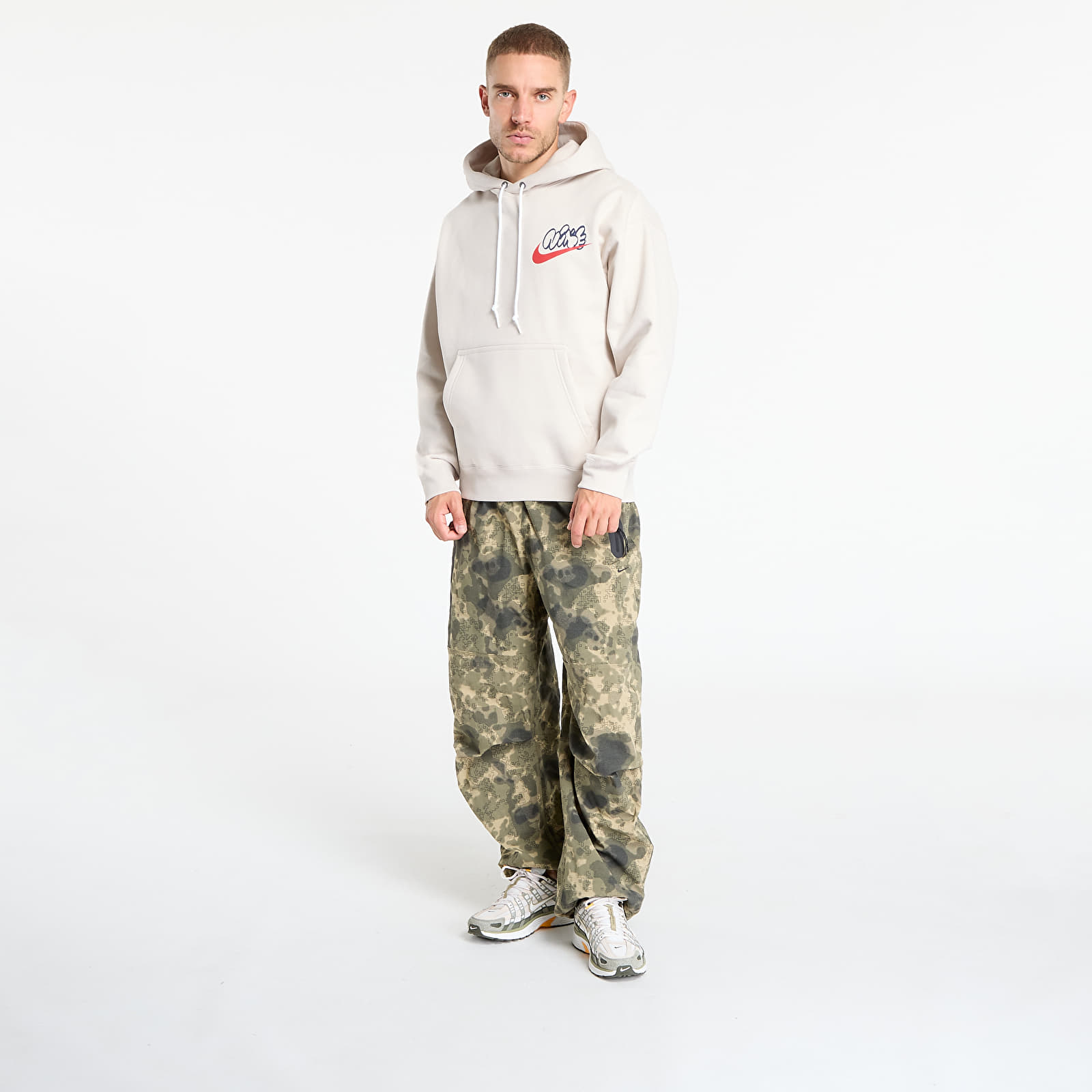 Vīriešu džemperi Nike Solo Swoosh Men's Fleece Hoodie Lt Orewood Brn