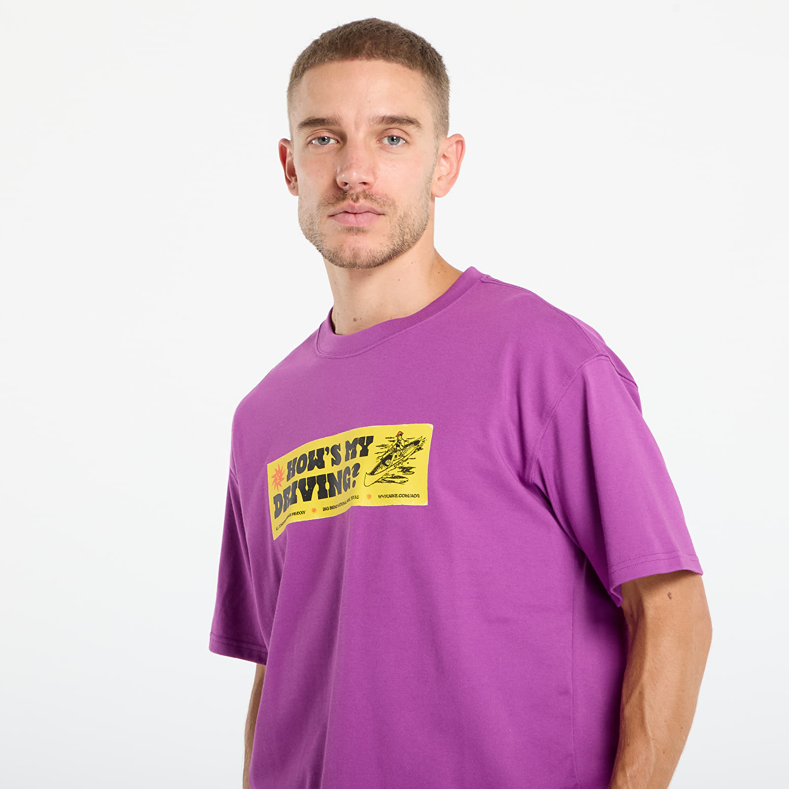 Vīriešu T-krekli Nike ACG Men's T-Shirt Bold Berry