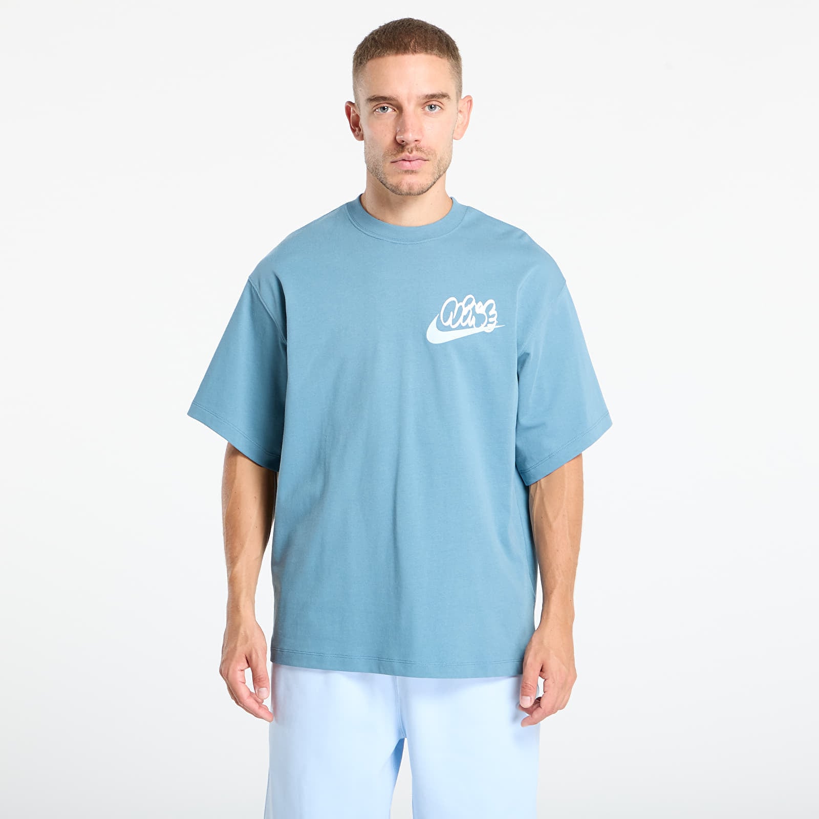 T-shirt Nike Solo Swoosh Men's T-Shirt Smokey Blue XL