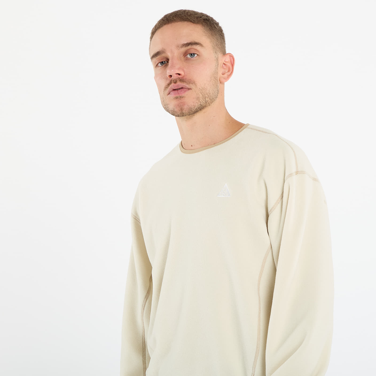 Vīriešu džemperi Nike ACG "Wolf Tree" Crew Lt Khaki/ Parachute Beige/ Summit White