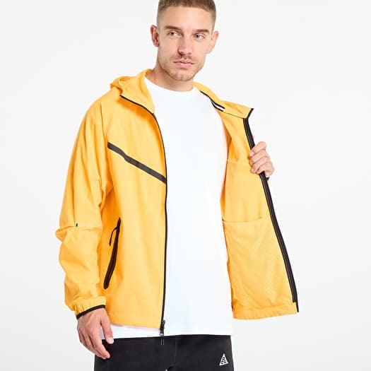 orange and yellow nike windbreaker