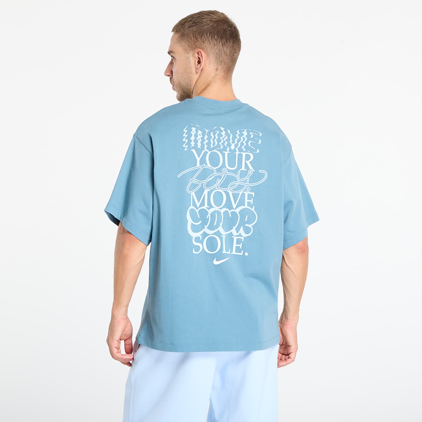 Men's T-shirts Nike Solo Swoosh Men's T-Shirt Smokey Blue