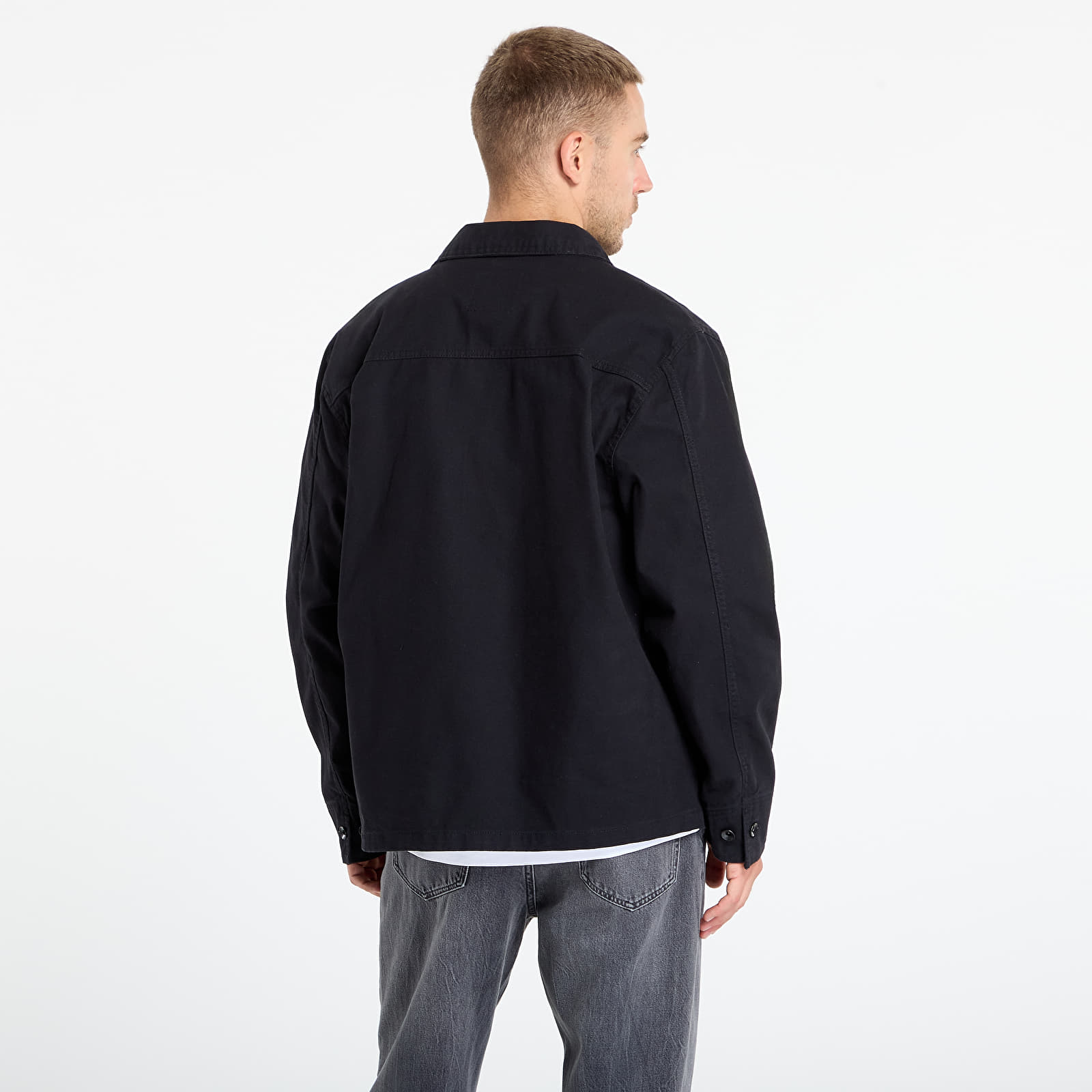 Bundy Vans Drill Chore Canvas Jacket Black