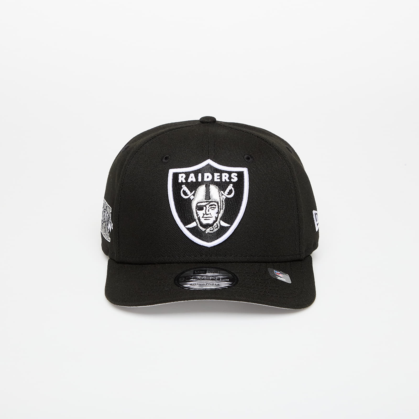 Gorras de hombre New Era Las Vegas Raiders 9TWENTY Stretch Snap NFL Patch Black