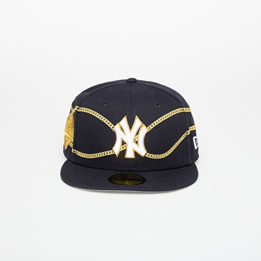 Kšiltovka New Era New York Yankees 59FIFTY Chain Wrap Navy
