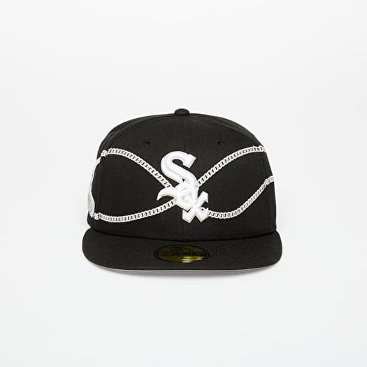 Kšiltovka New Era Chicago White Sox 59FIFTY Chain Wrap Black