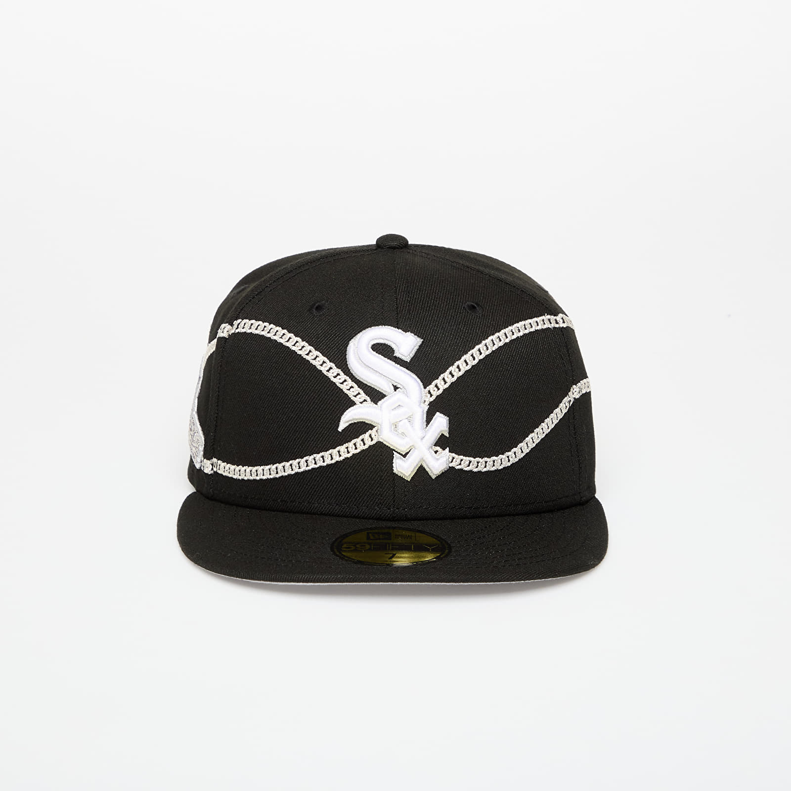 Pánské kšiltovky New Era Chicago White Sox 59FIFTY Chain Wrap Black