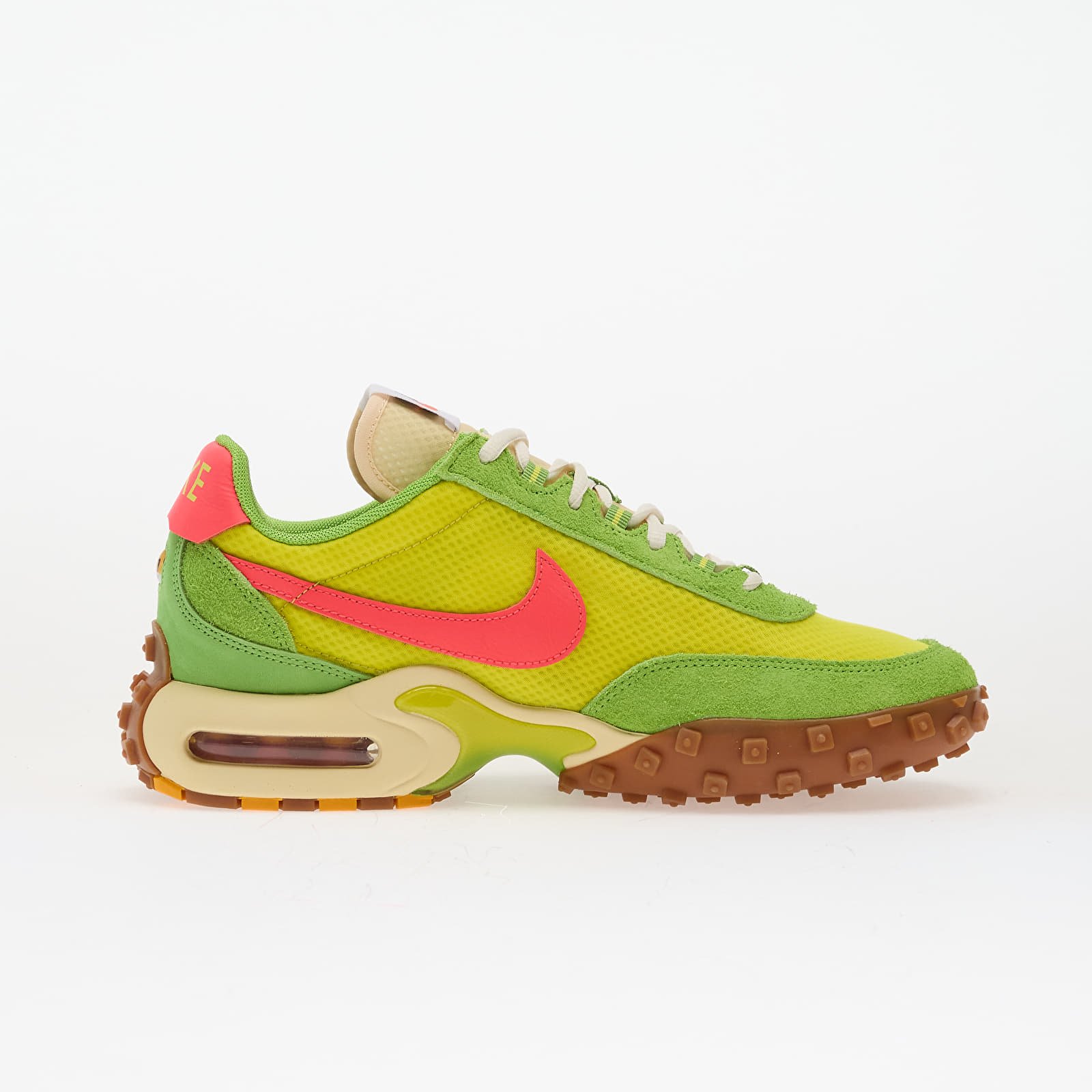 Sneakers og sko til mænd Nike Air Max Waffle Sp 2 Electrolime/ Flash Crimson-Gum Med Brown