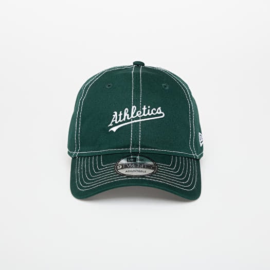 Gorra New Era Oakland Athletics 9TWENTY Contrast Stitch Dark Green/ White