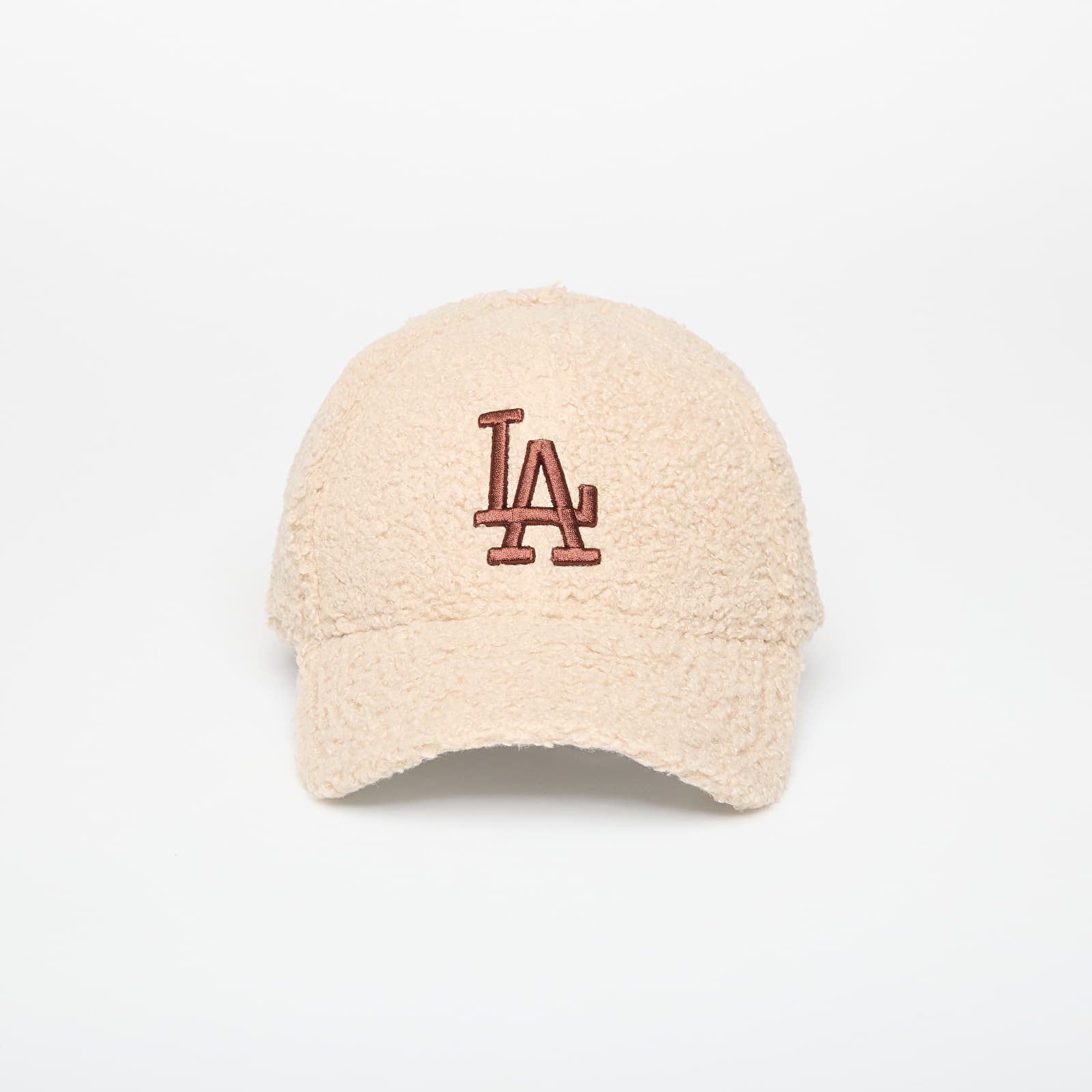 Pánské kšiltovky New Era Los Angeles Dodgers 9FORTY Borg Light Cream