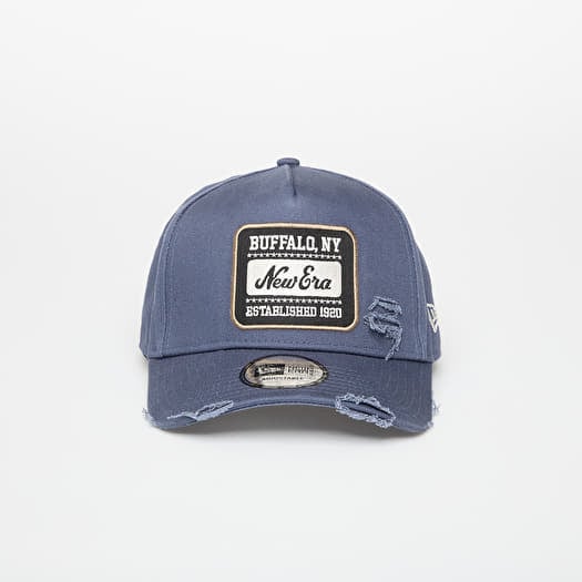 Gorra New Era Buffalo NY 9FORTY Aframe Patch Distressed Snapback Cap Blue