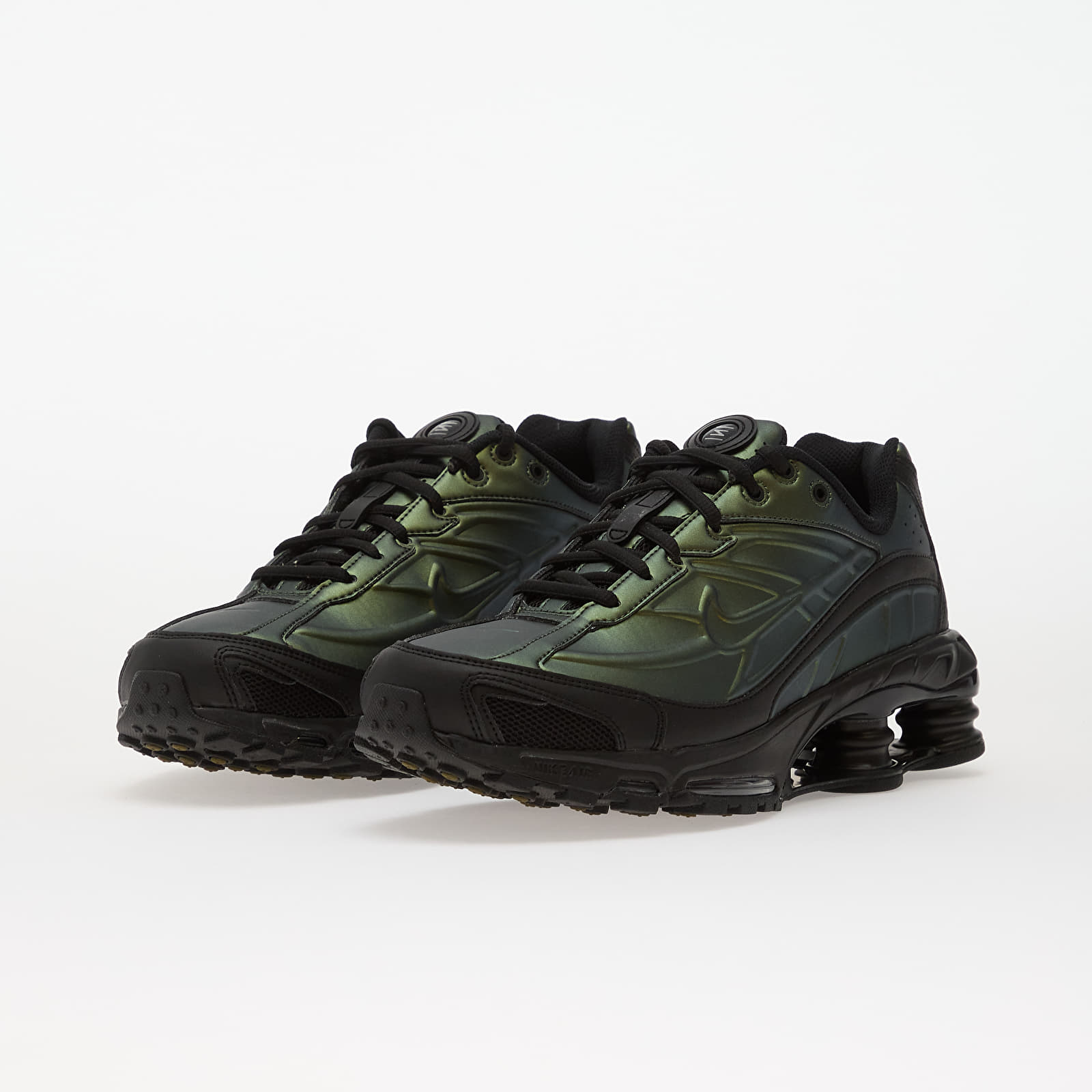 Herenschoenen Nike Shox Ride 2 Black/ Black-Olive Flak-Mtlc Silver
