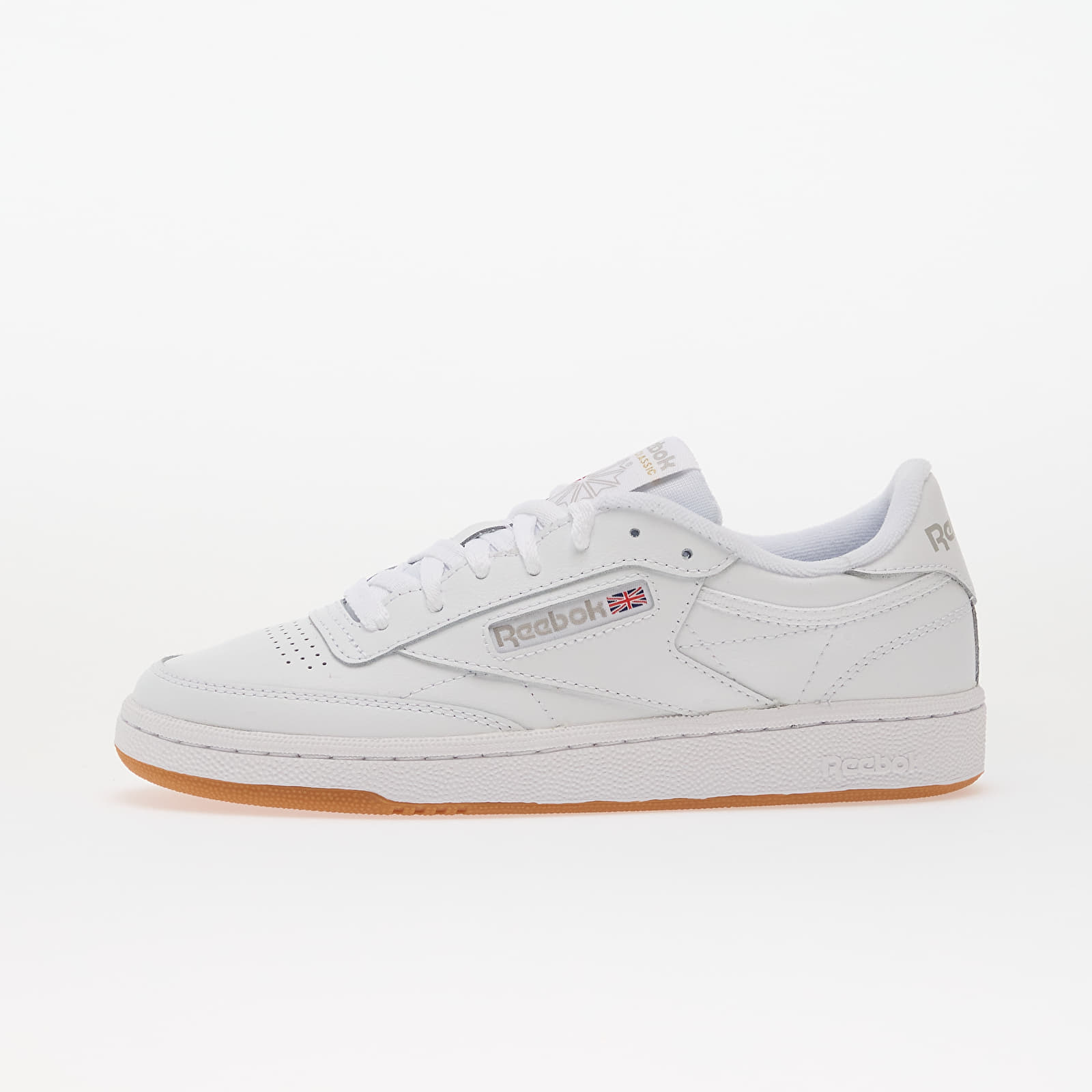 Sneakers og sko til kvinder Reebok Club C 85 White/ Light Grey/ Gum