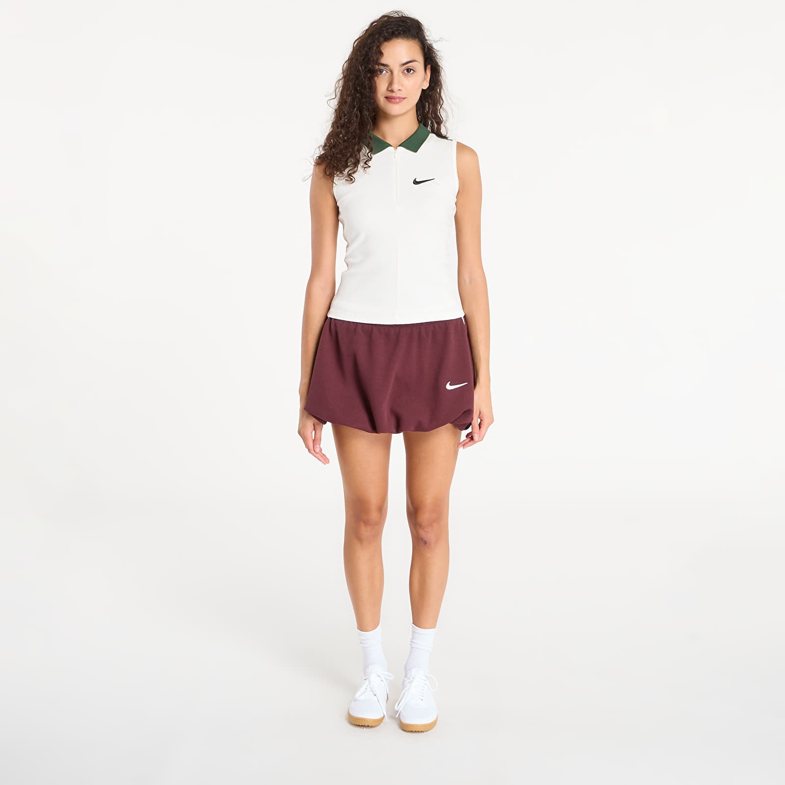Tílka Nike W Fitted Tank Sail/ Fir